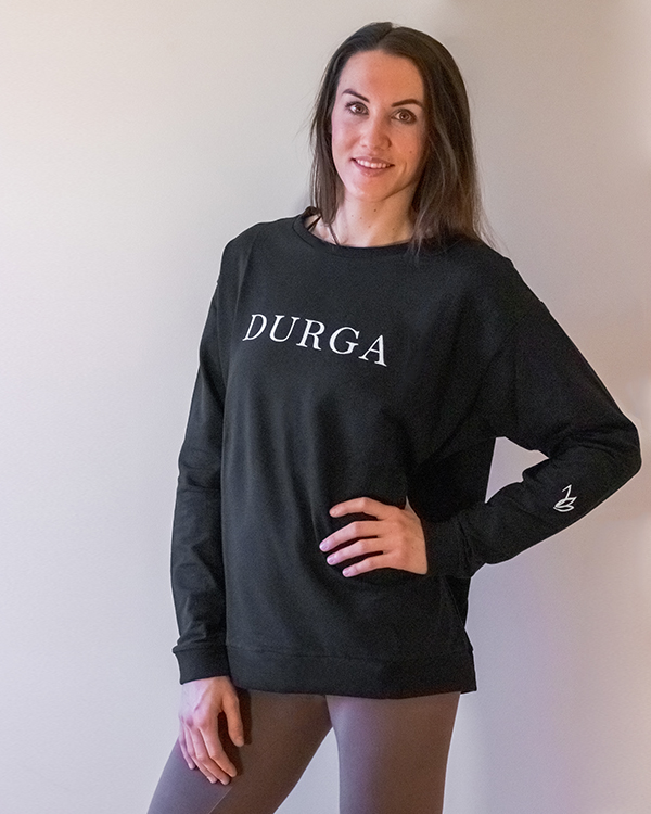 Damen Sweater Durga Black