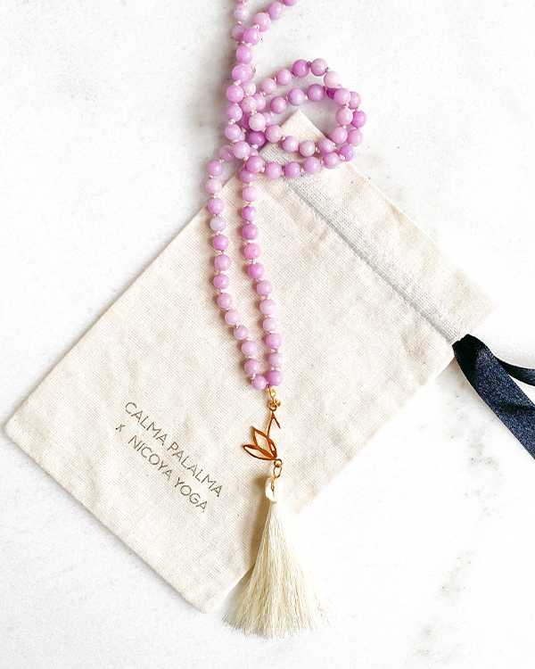 Mala Agate Light Pink